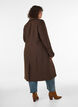 Wool blend coat with lapels and buttons, Brown, Model image number 2