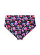 High-waisted patterned bikini bottoms, Purple, Packshot image number 1