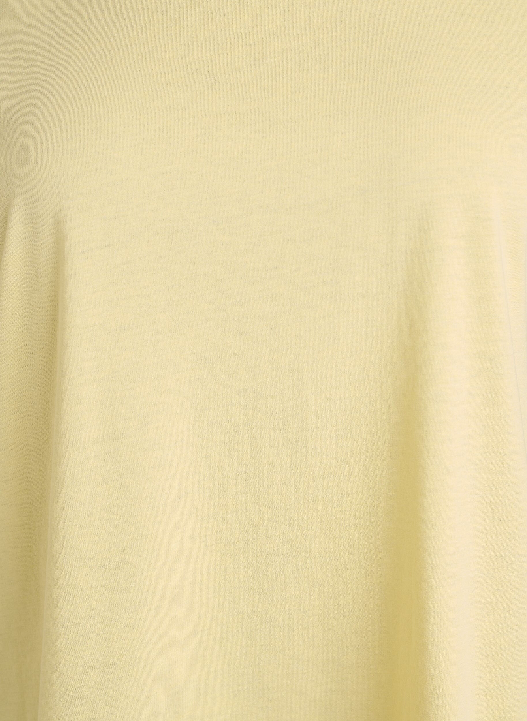 Zizzifashion Short-sleeved cotton blend t-shirt, Yellow, Packshot image number 2