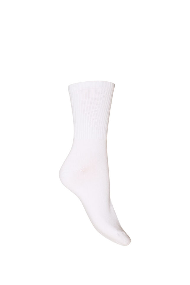 Cotton socks with pattern, White, Packshot image number 1