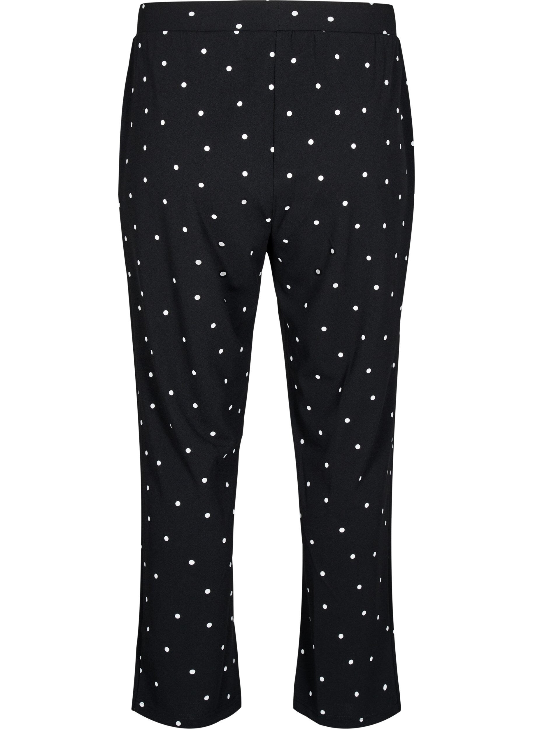 Zizzifashion Straight fit trousers, Black, Packshot image number 1