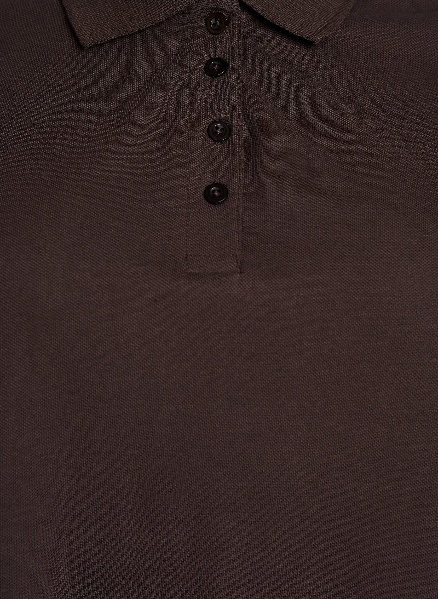 Zizzifashion Polo shirt with short sleeves, Brown, Packshot image number 2
