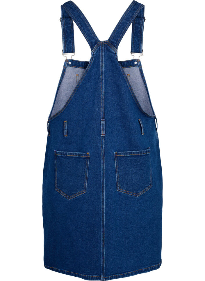 Overalls dress in denim, Blue, Packshot image number 1