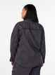 Denim shirt with chest pockets, Grey, Model image number 2