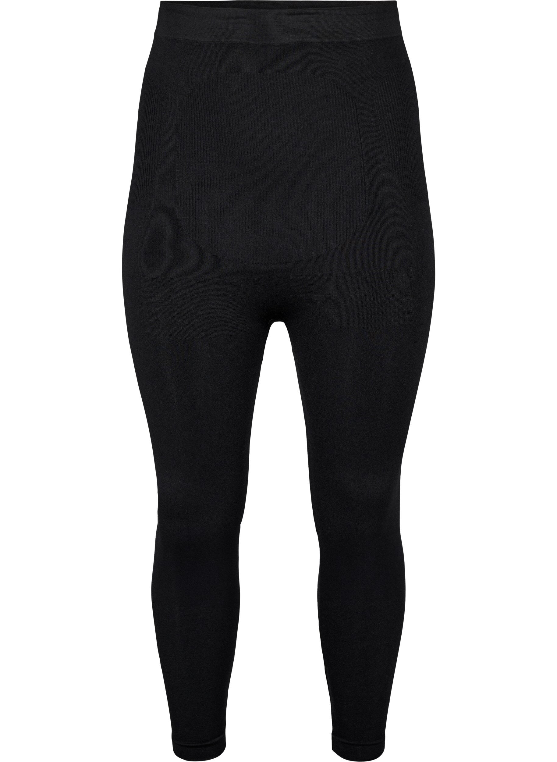 Zizzifashion Shapewear leggings with high waist, Black, Packshot image number 0