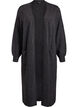 Long knit cardigan with pockets, Dark Grey, Packshot image number 0
