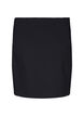 Short skirt with slit, Black, Packshot image number 1