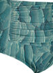 Bikini briefs with print and a high waist, Green, Packshot image number 2