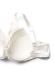 Padded lace bra with underwire, White, Packshot image number 3
