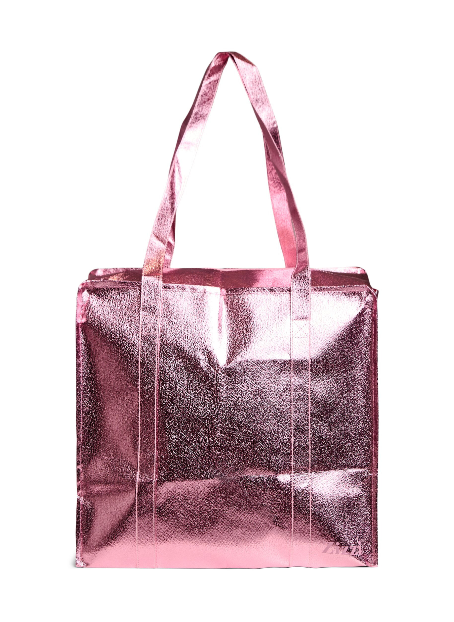 Zizzifashion Shopping bag with zipper, Rose, Packshot image number 0