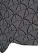 Short-sleeved blouse with print, Black Grey Graphic , Packshot image number 3