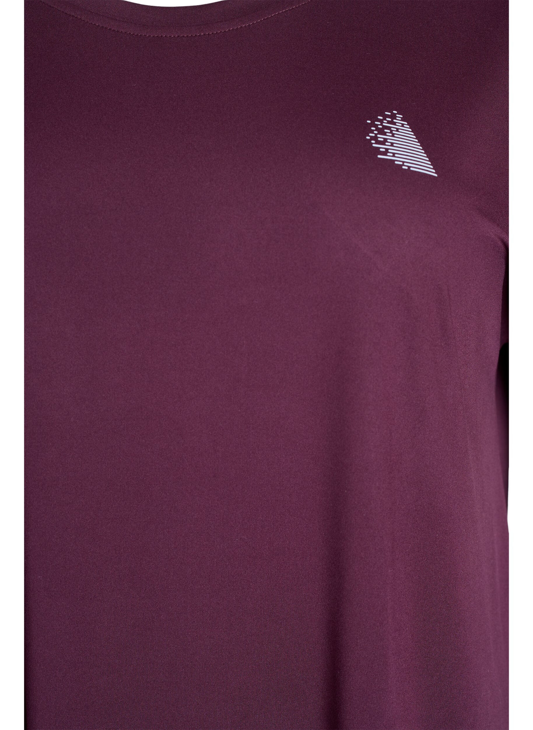 Zizzifashion Long workout T-shirt, Red, Packshot image number 2