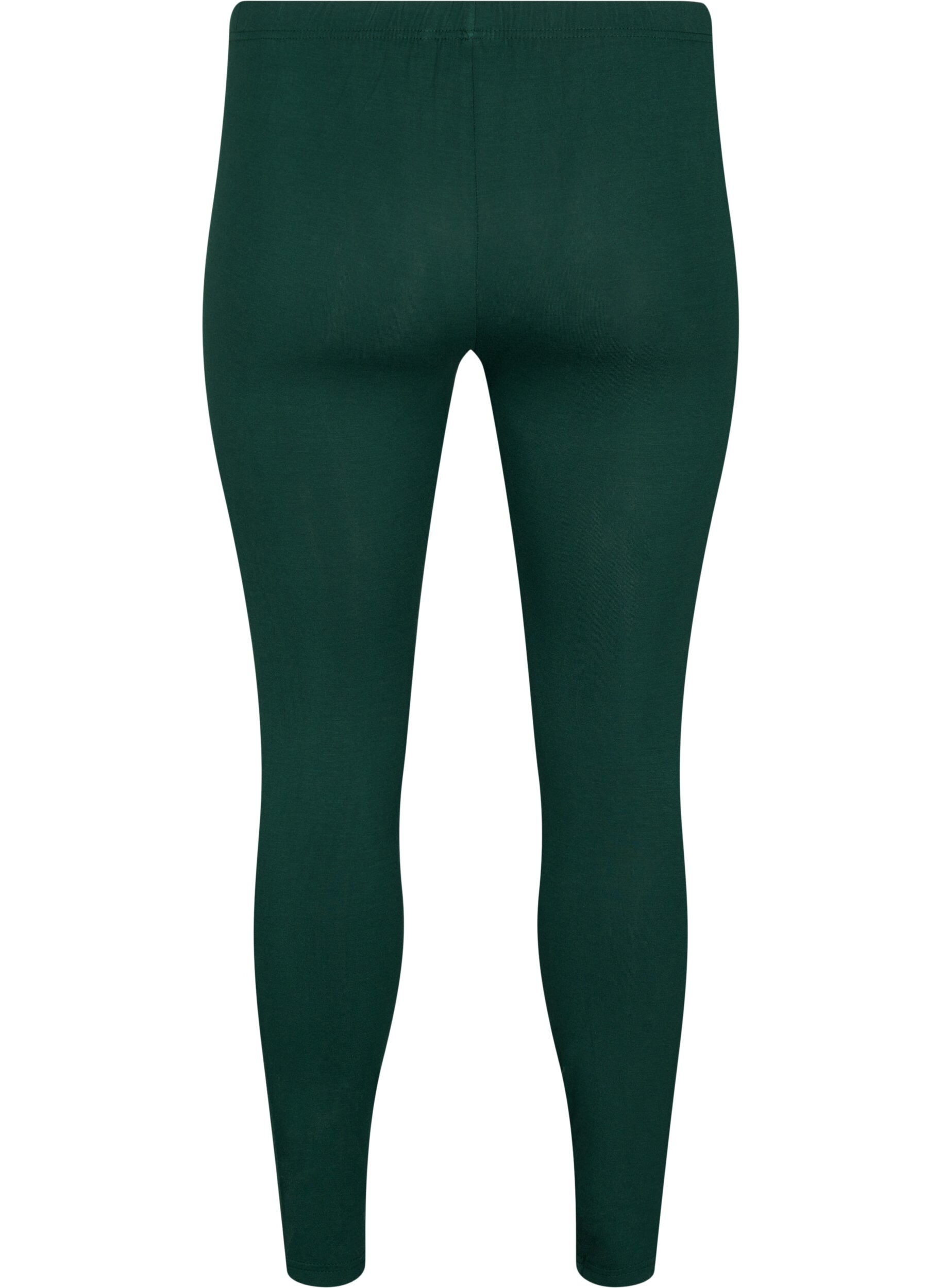 Zizzifashion Basic leggings with extra length, Green, Packshot image number 1