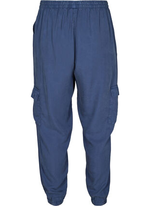 Lyocell trousers with large pockets, Dark Denim, Packshot image number 1