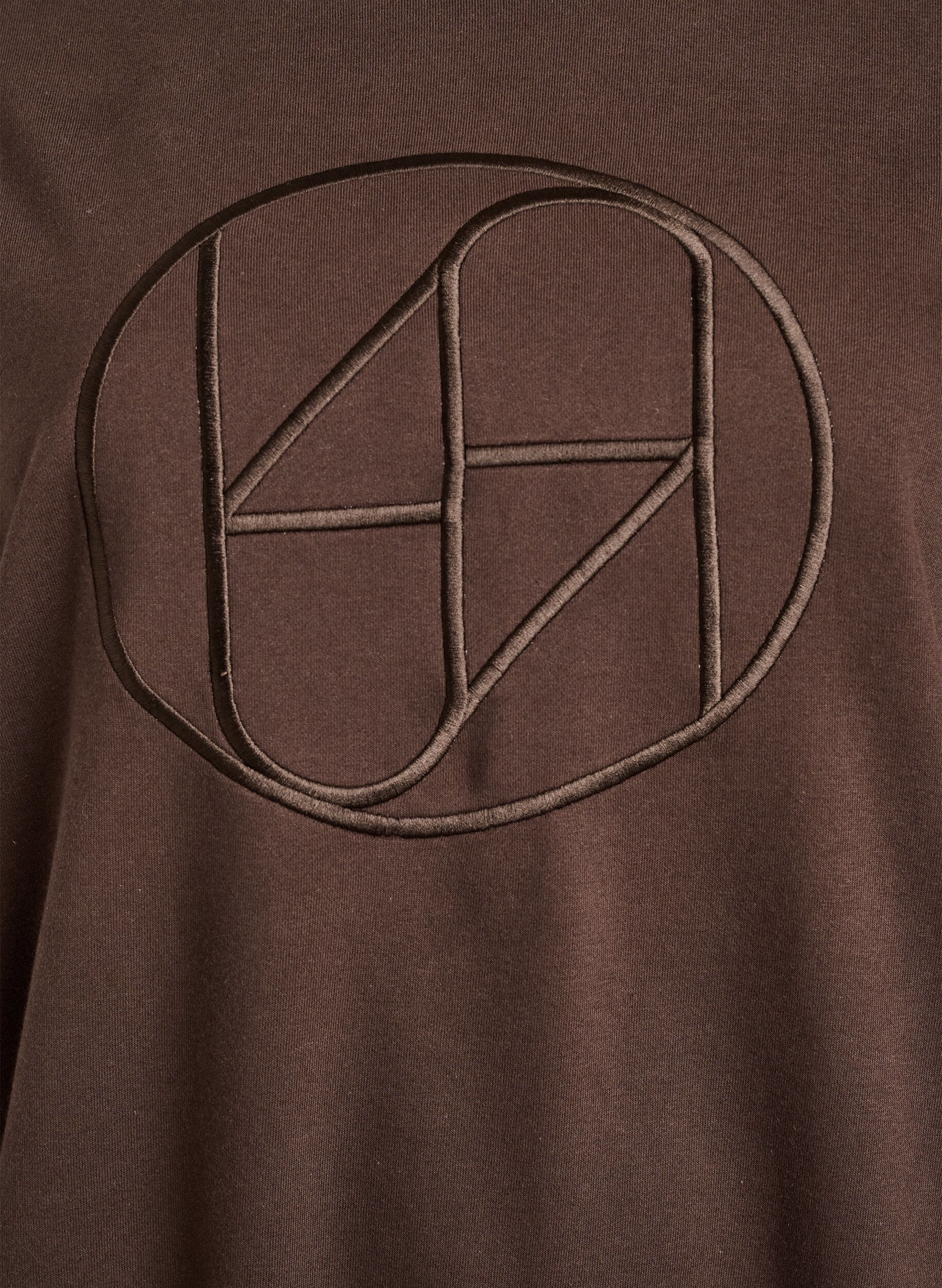 Zizzifashion Sweatshirt with motif, Brown, Packshot image number 2