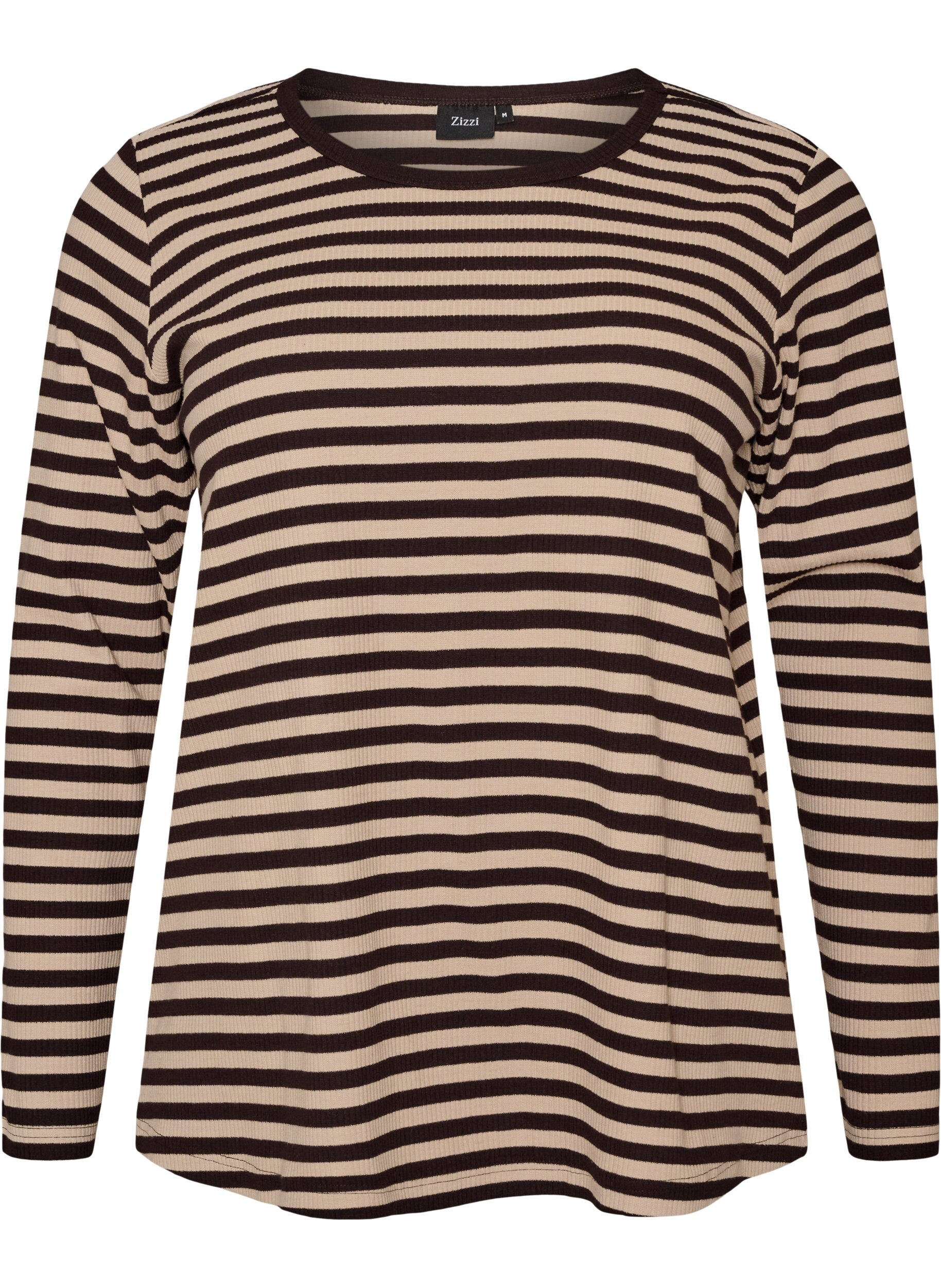 Striped blouse with long sleeves