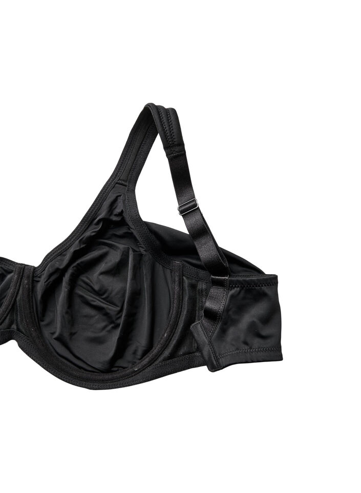 Comfort bra with underwire and moulded cups, Black, Packshot image number 3