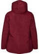 Winter jacket with hood and adjustable waist, Red, Packshot image number 1
