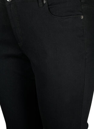 Slim fit Emily jeans with regular waist, Black, Packshot image number 2
