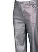 Silver-coated jeans with high waist, Gun Silver , Packshot image number 2