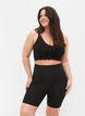 Light shapewear shorts with high-rise waist, Black, Model image number 0