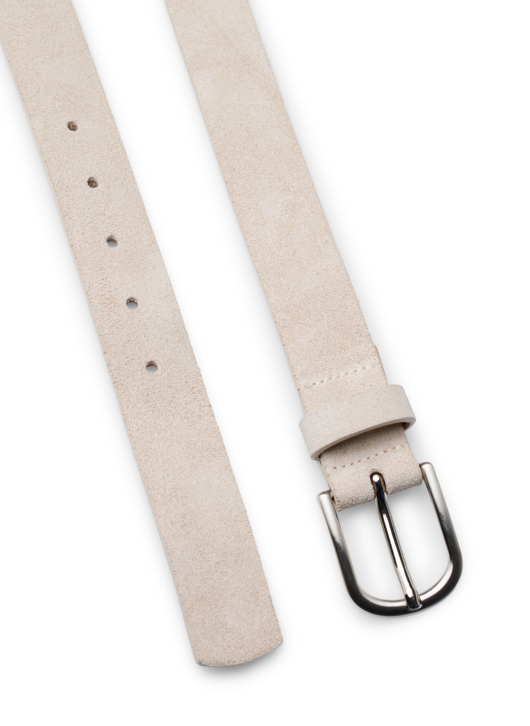 Zizzifashion Belt made of recycled suede, Greige, Packshot image number 2