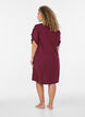 Nightgown in organic cotton with ruffle sleeves, Red, Model image number 2