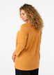 Blouse with 3/4 sleeves and striped pattern, Sudan Brown Mel., Model image number 1
