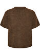 Knit cardigan with short sleeves, Brown, Packshot image number 1