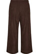 Corduroy trousers with wide legs and a high waist, Brown, Packshot image number 1