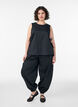 Sleeveless top with tie detail at the sides, Black, Model image number 1