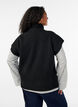 Knitted vest with turtleneck, Black, Model image number 2