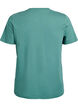 Basic cotton t-shirt with a round neck, Green, Packshot image number 1