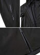 Short softshell jacket with detachable hood, Black, Packshot image number 4