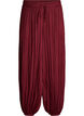 Balloon trousers with texture and an elasticated waist, Red, Packshot image number 0