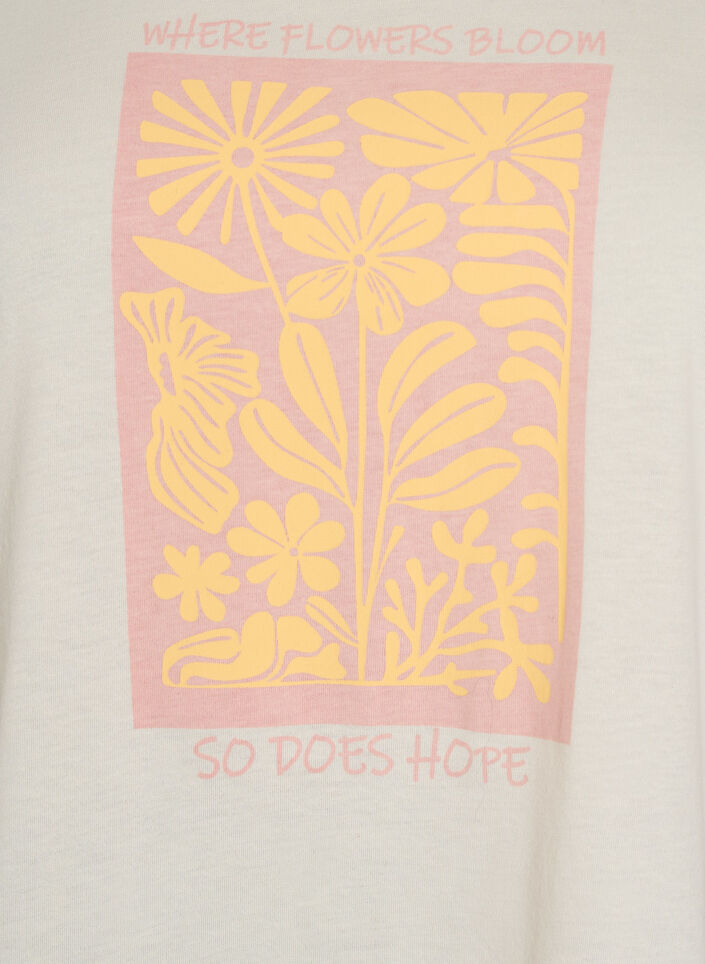 T-shirt with motif, White, Packshot image number 2