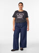 T-shirt with motif, Grey, Model image number 1