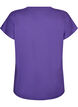 Solid-coloured training T-shirt, Purple, Packshot image number 1