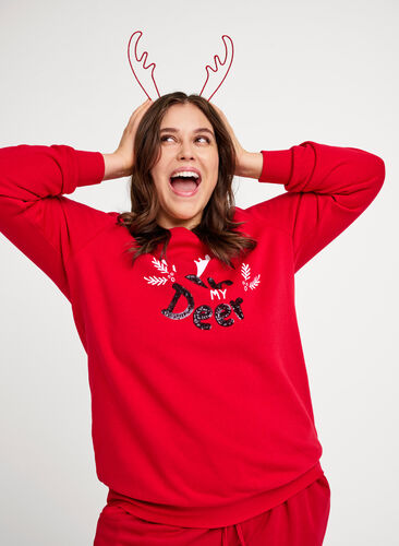 Christmas sweater, Red Oh Deer, Image image number 0