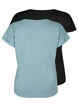 2-pack short-sleeved t-shirts, Blue, Packshot image number 1