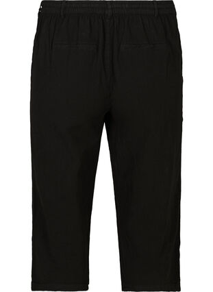 3/4 pants, Black, Packshot image number 1