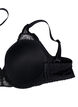 Moulded bra with lace, Black, Packshot image number 3