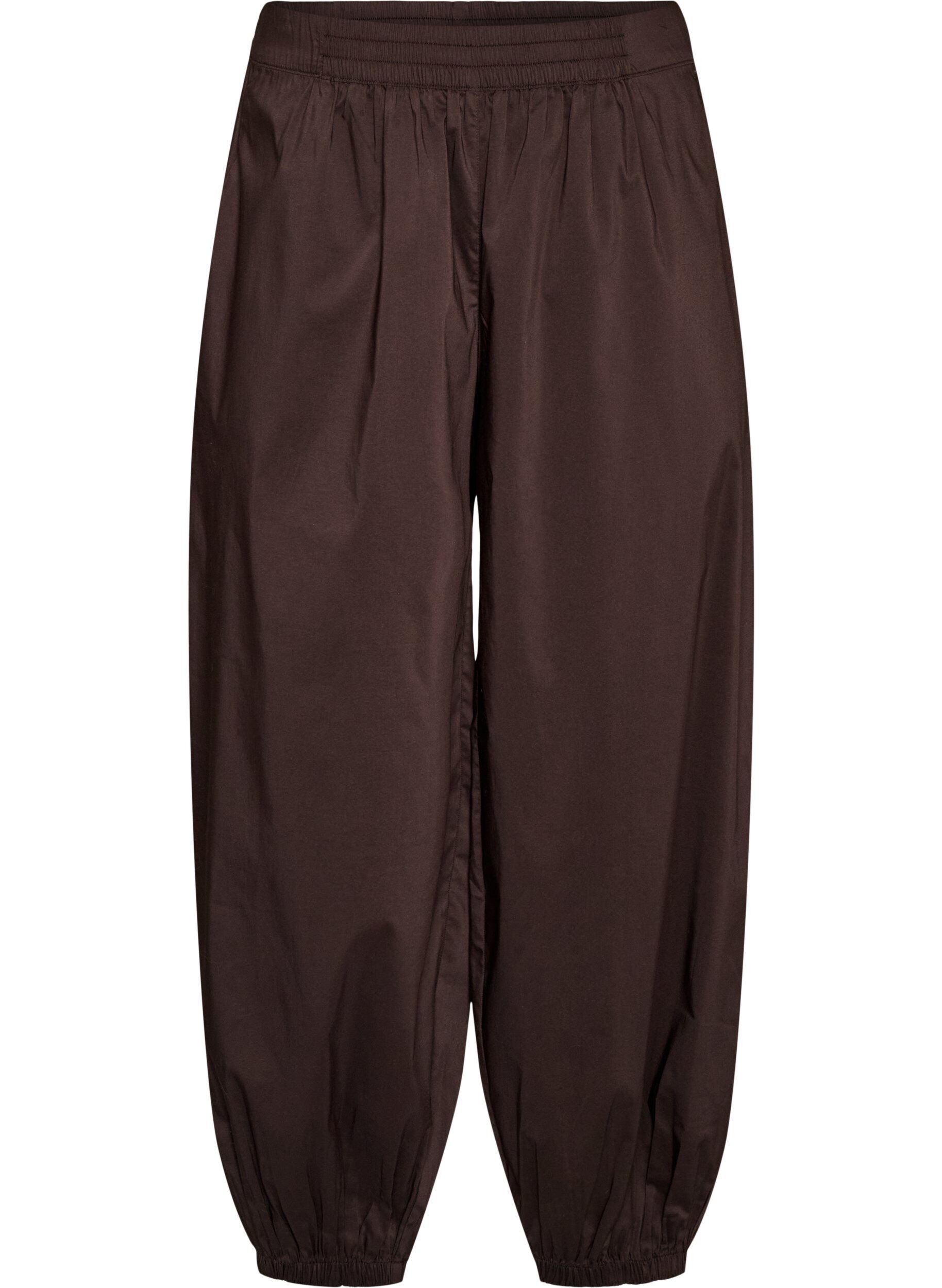 Balloon trousers with pockets and an elasticated waistband