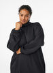 A-shaped turtleneck dress, Black, Model image number 2