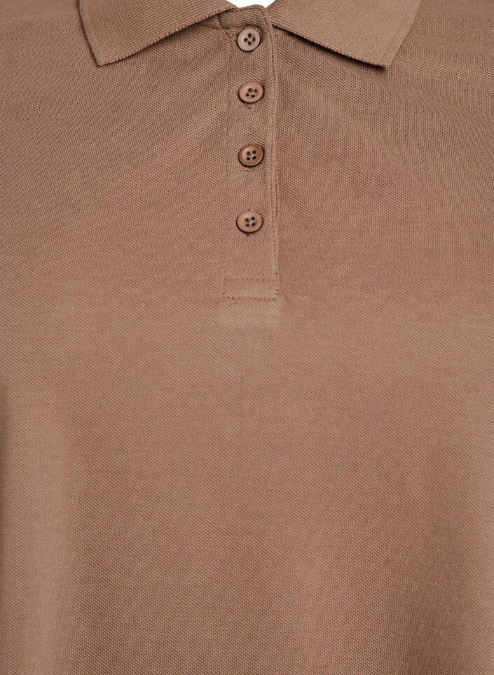 FLASH - Polo shirt with short sleeves, Brown, Packshot image number 2