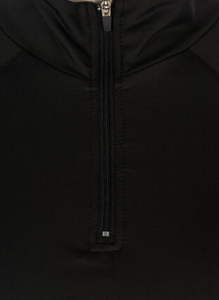Fitness jacket with mesh, Black, Packshot image number 2
