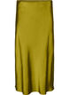 Satin midi skirt, Green, Packshot image number 0