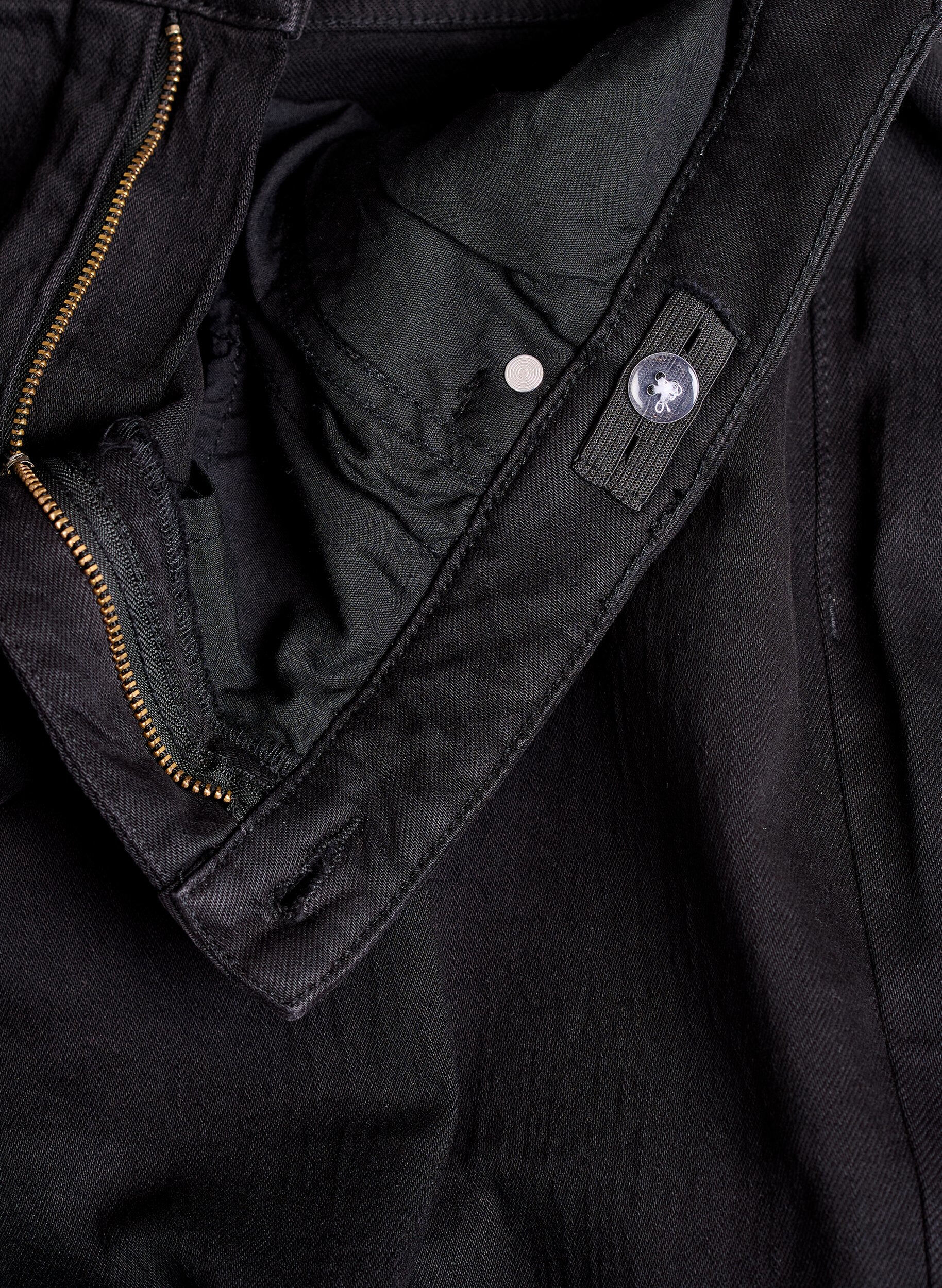 ZizzifashionWide leg jeans with high waist, Black, Packshot image number 3