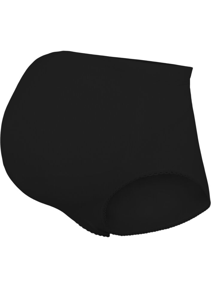 Seamless maternity panties, Black, Packshot image number 0