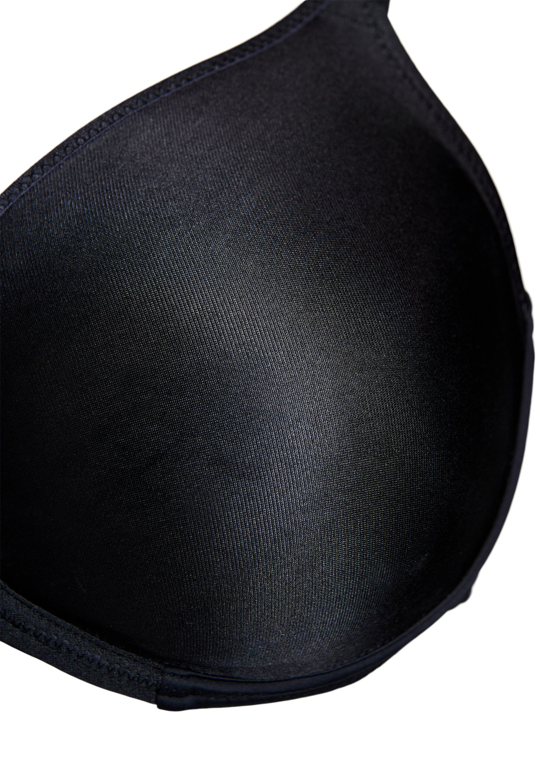 Zizzifashion Moulded full coverage bra with high support, Black, Packshot image number 2